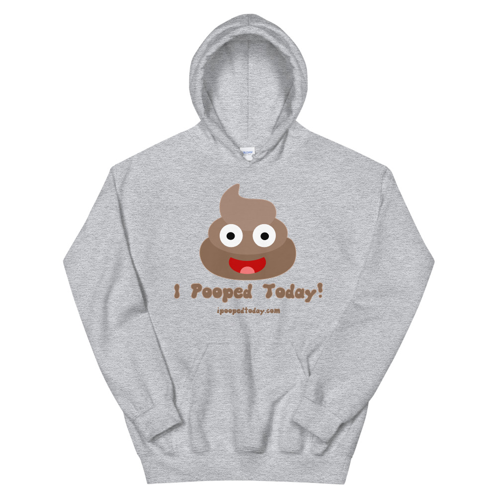 Original Poop Unisex Hoodie 💩 I Pooped Today! 💩 Funny TShirts and